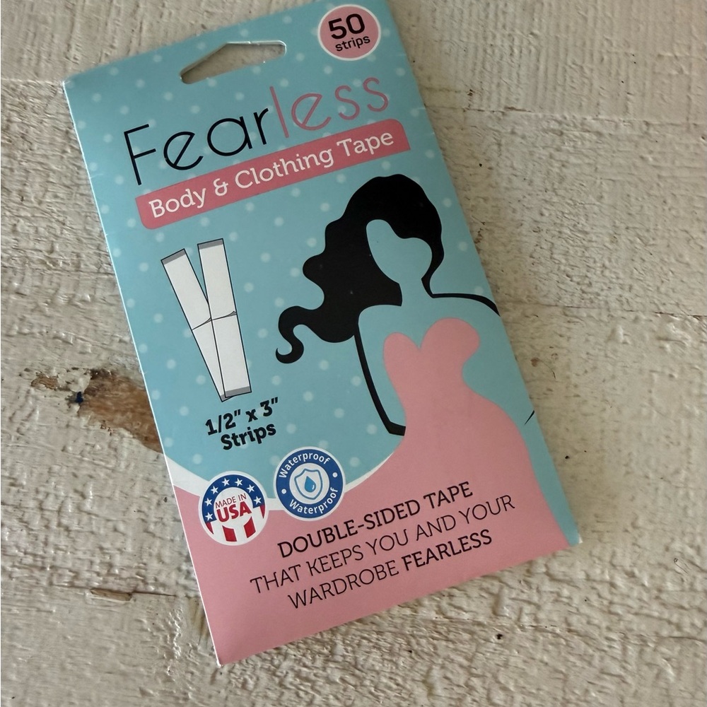 Fearless Body & Clothing Tape – 50 Strips (NWT)
